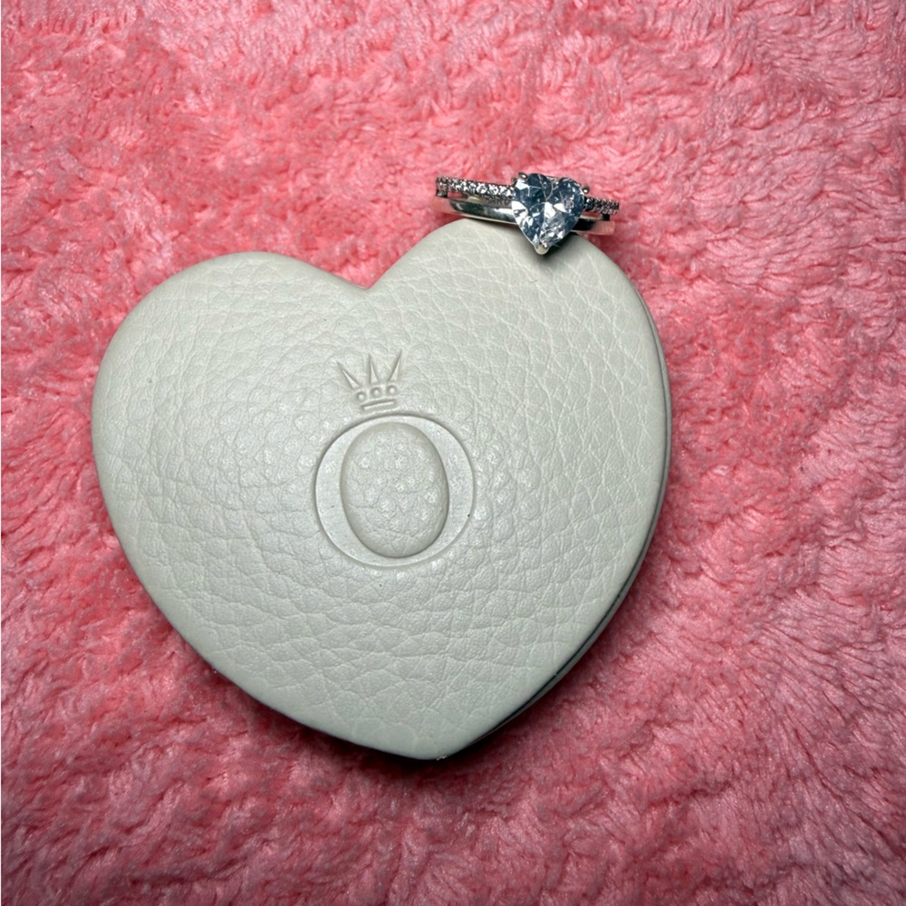 Double Band Heart Pandora Ring